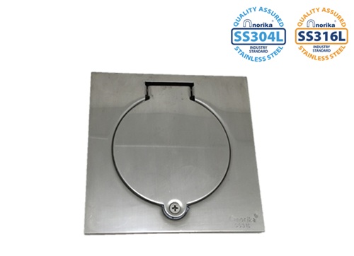 Stainless Steel AISI304L/316L Square Gratings (No Hole With Lock)